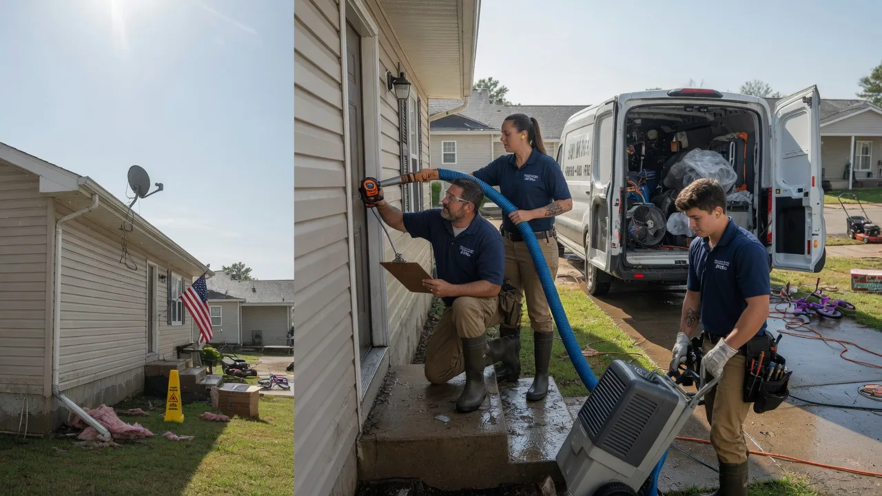 Ceiling Water Damage Restoration in Hurley, MO near me